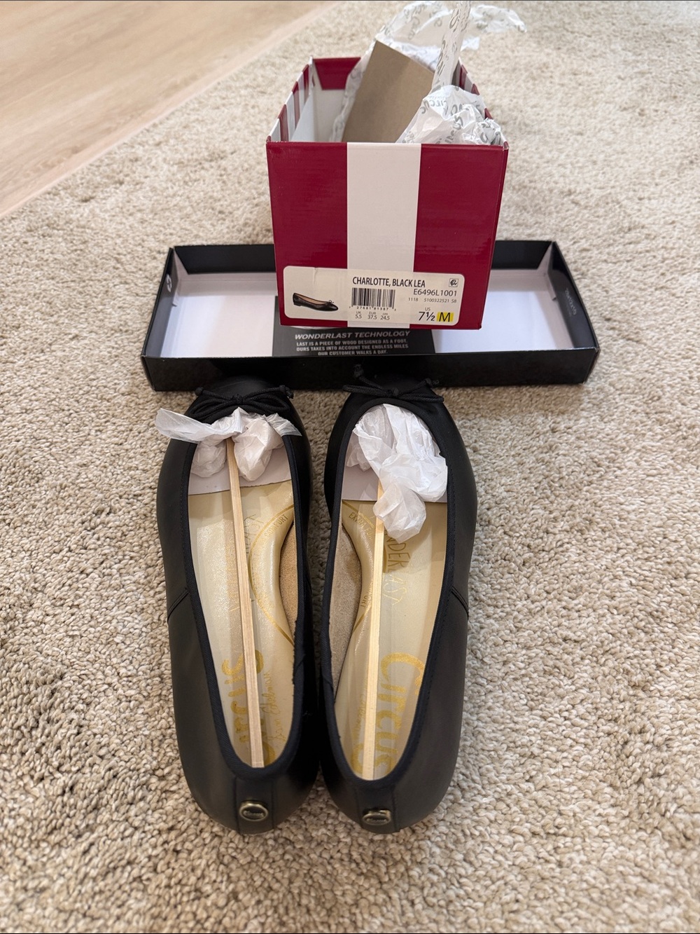 Circus by Sam Edelman black flats. Size 7.5. - Picture 6 of 6